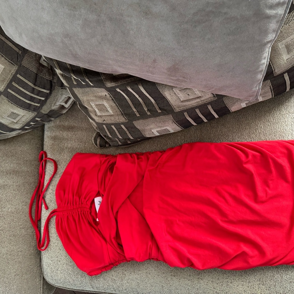 Chic Red Women's Chemise